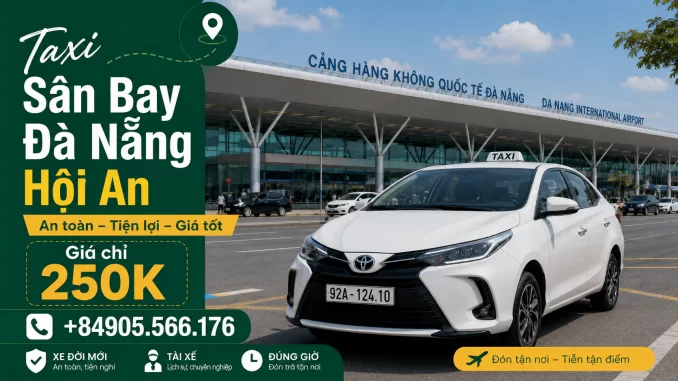 từ sân bay đà nẵng đến hội an