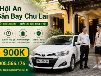 xe hội an đi sân bay chu lai