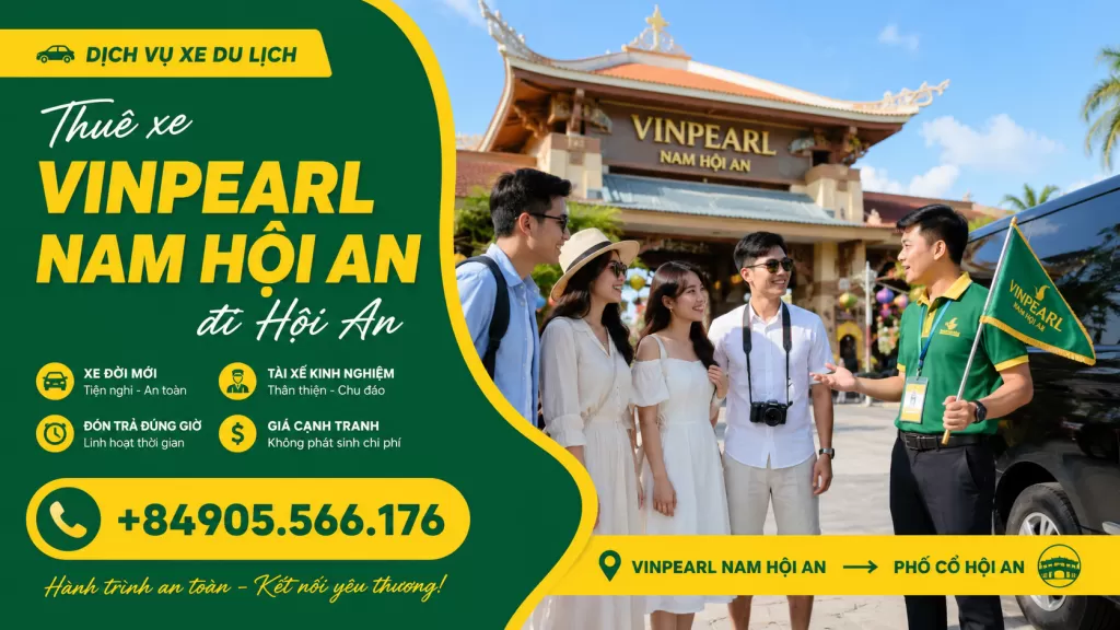 thue xe vinpearl land hoi an