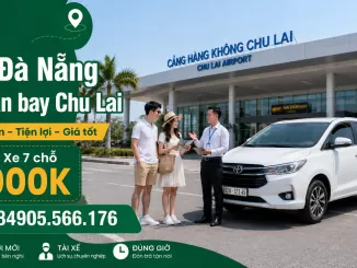 xe đà nẵng đi sân bay chu lai