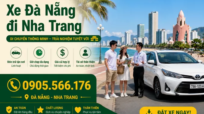 xe đà nẵng đi nha trang