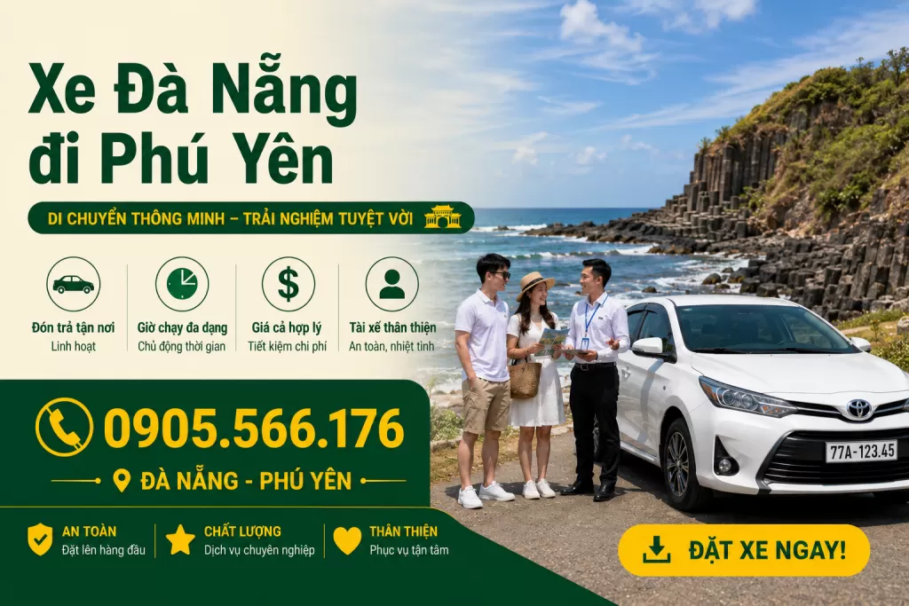 xe da nang di phu yen