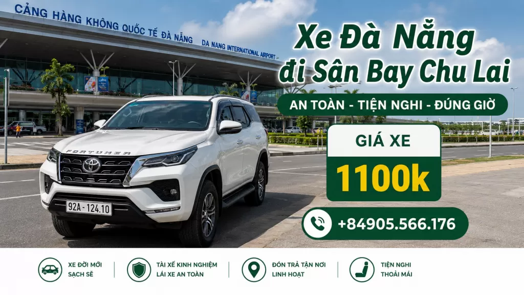 xe da nang di san bay chu lai