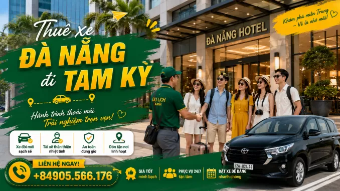 xe đà nẵng đi tam kỳ