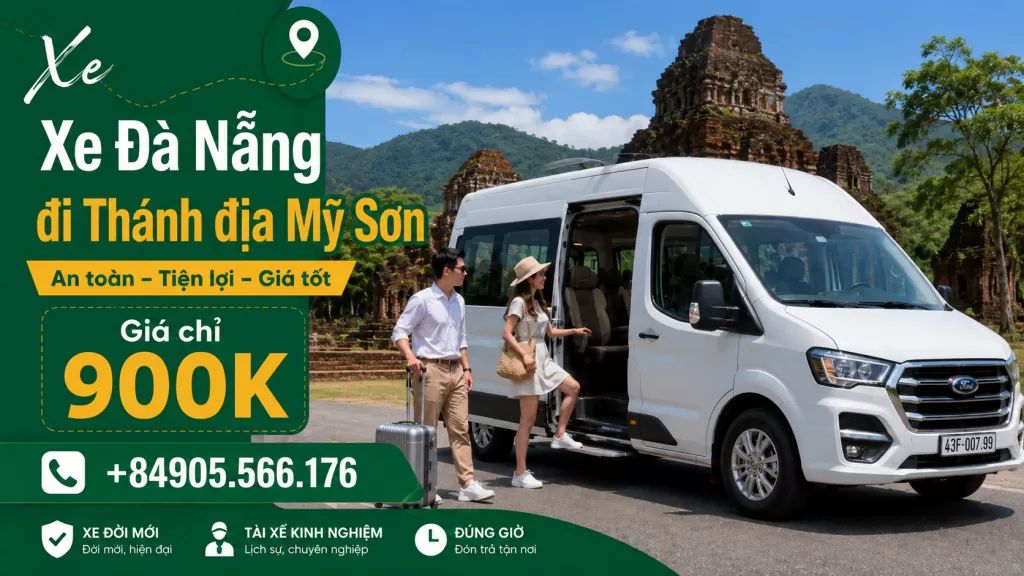 Xe Đà Nẵng đi Mỹ Sơn 1 xe da nang my son