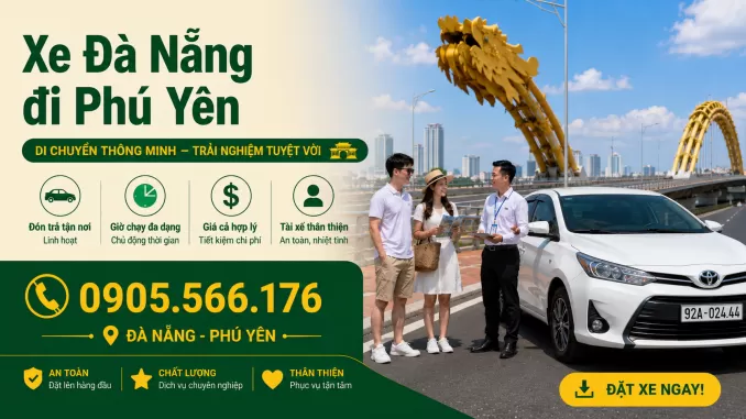 xe đà nẵng đi phú yên