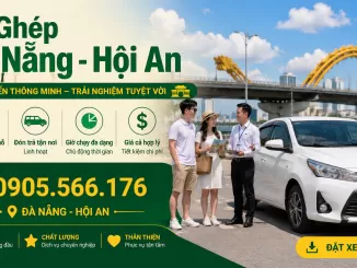 xe ghép đà nẵng đi hội an