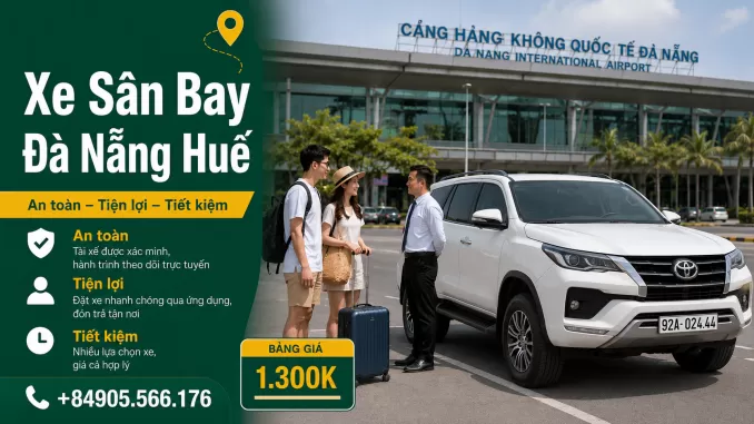 xe sân bay đà nẵng đi huế