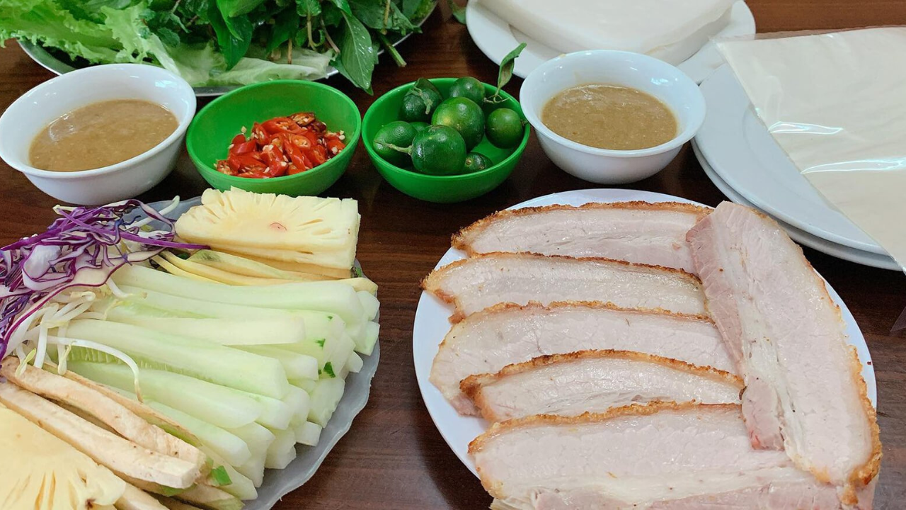 banh trang cuon thit heo