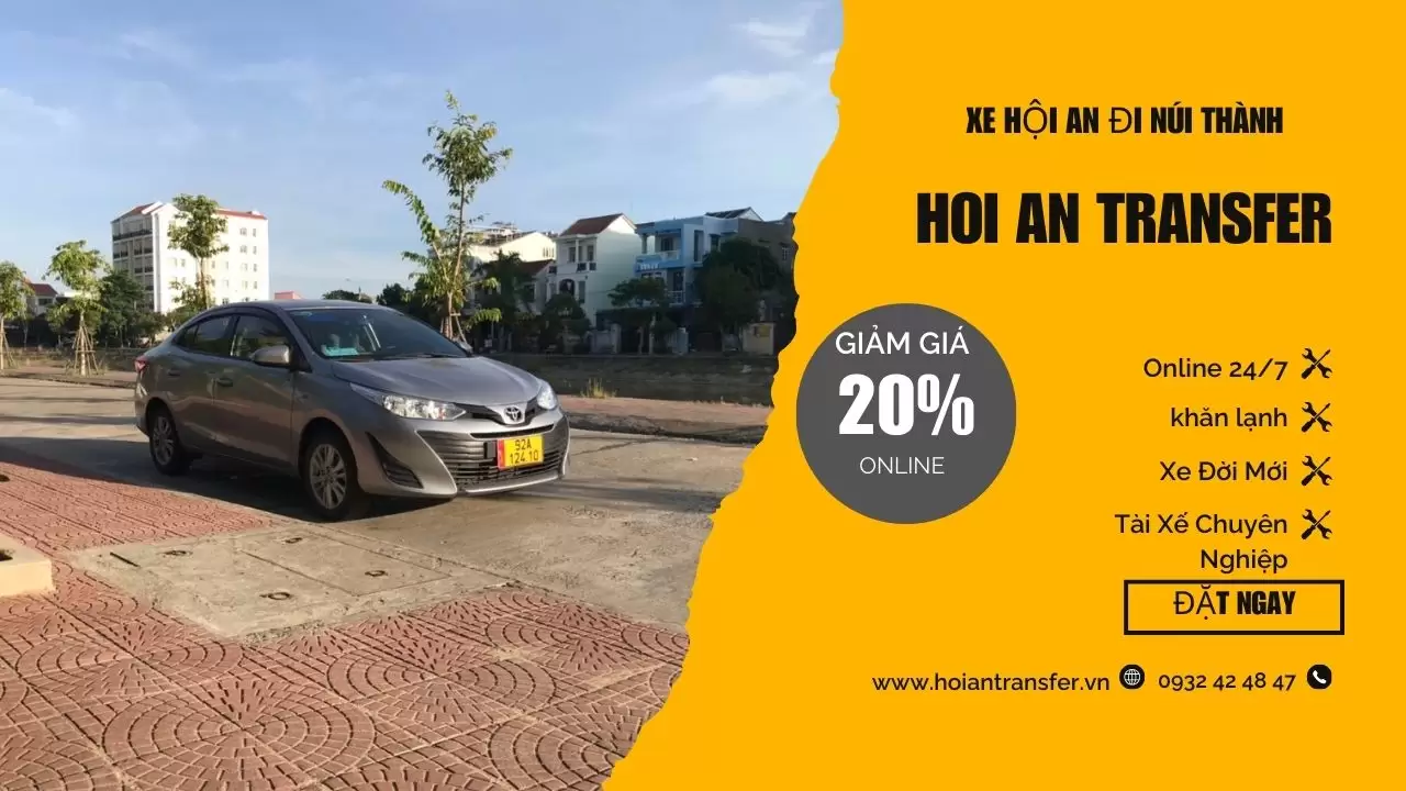 xe hội an đi núi thành