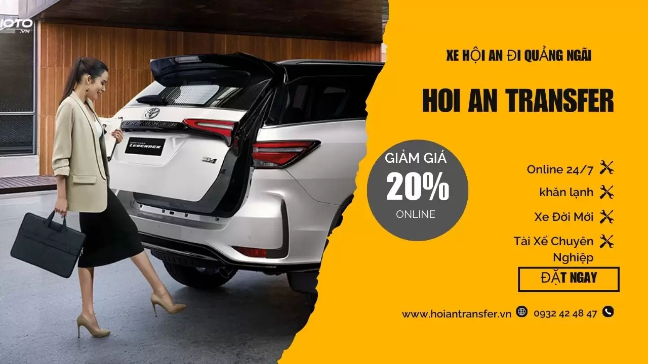 xe hội an đi quảng ngãi