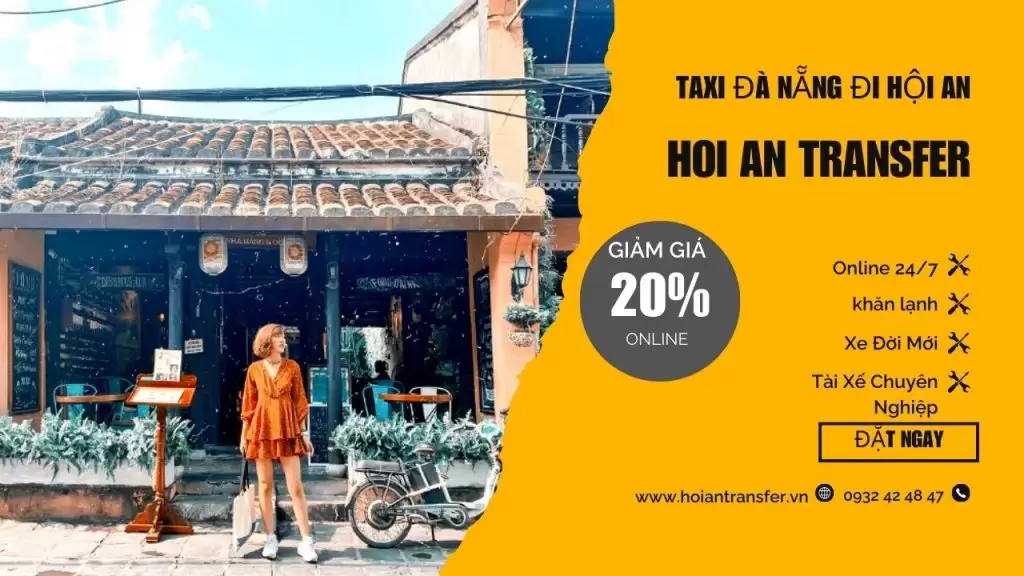 Taxi sân bay Đà Nẵng đi Hội An giá chỉ 199.000 vnđ 3 taxi da nang di hoi an
